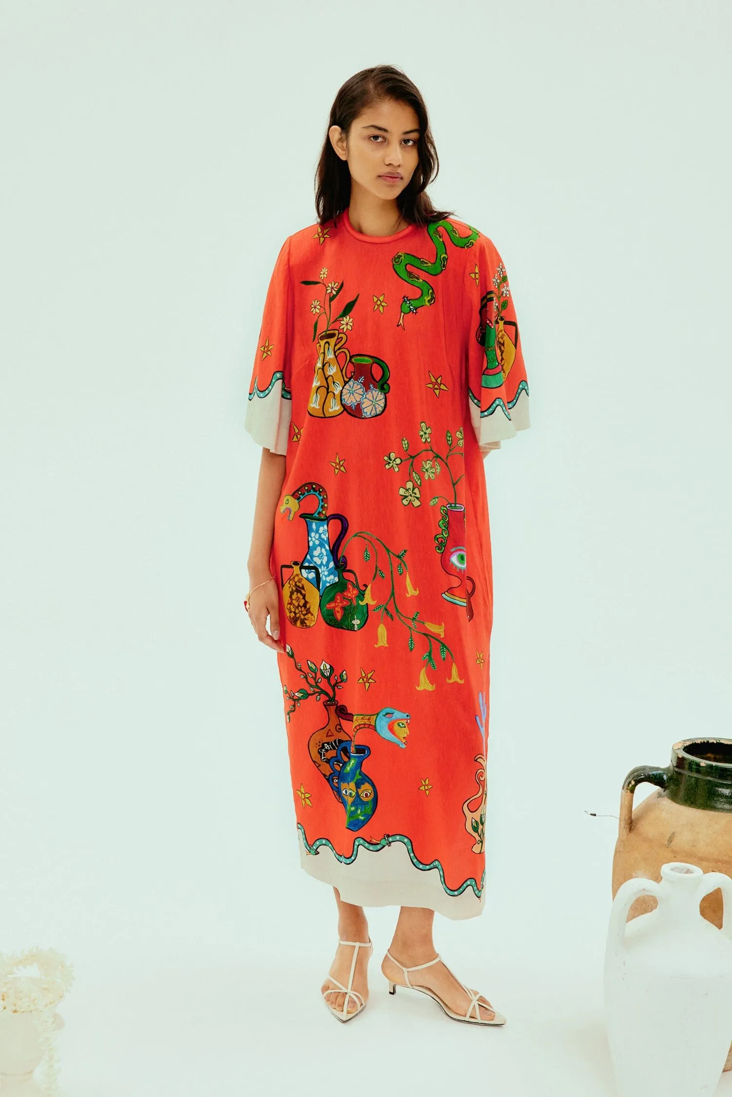 ROSE MIDI TEE DRESS sold by Alemais