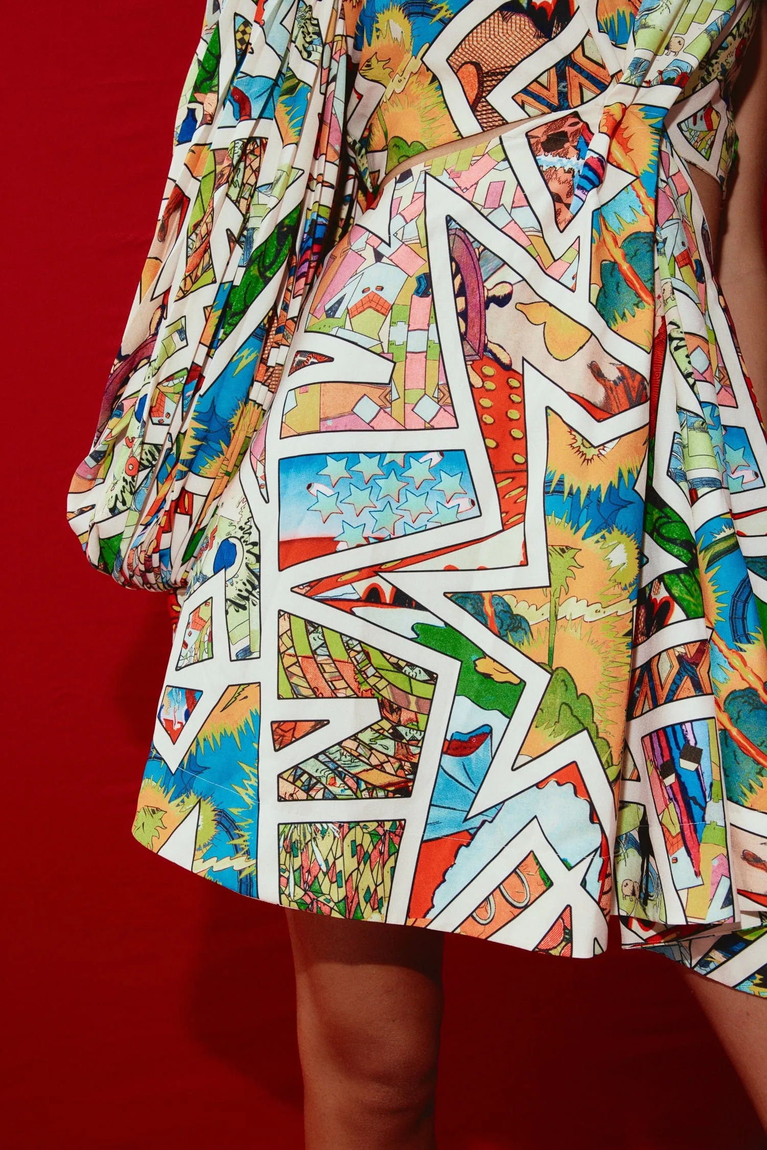 STAR MAN PLEATED MINI DRESS sold by Alemais product image thumbnail 3