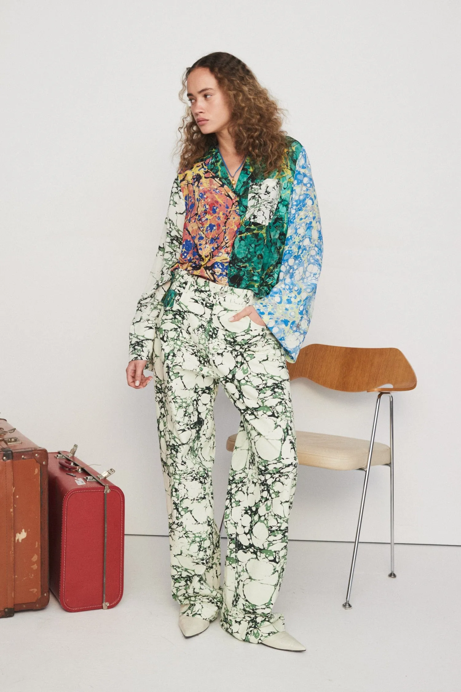 SUNBURST PANT sold by Alemais