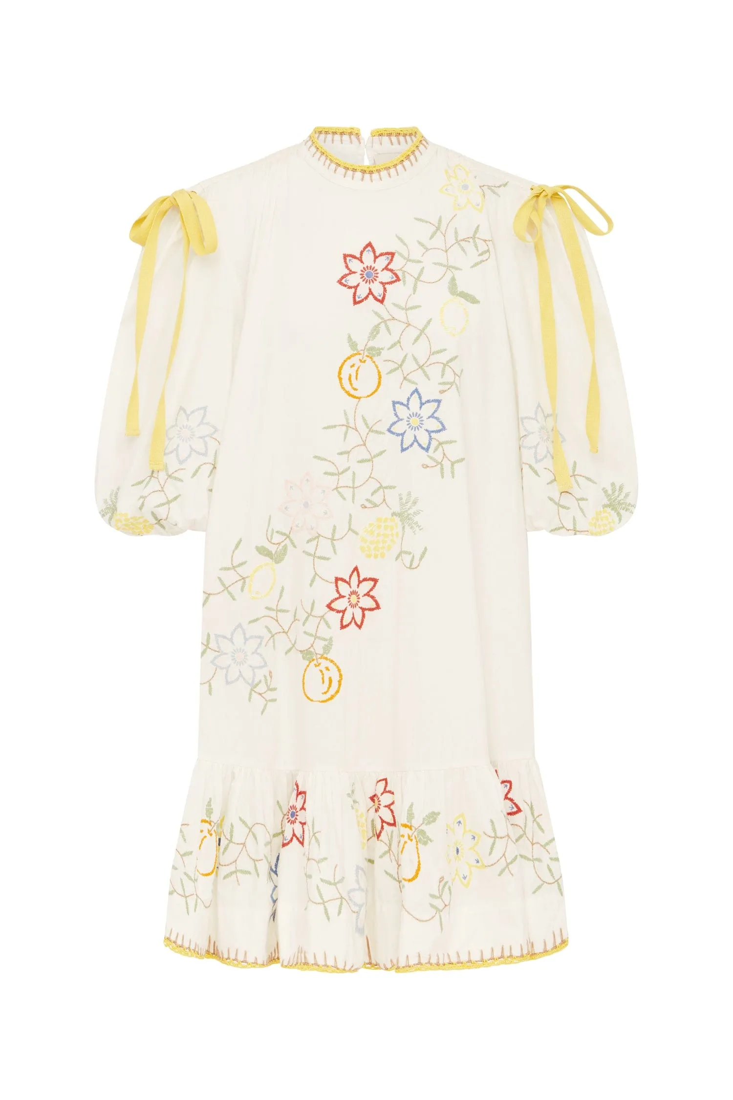 OLIVIA EMBROIDERED MINI DRESS sold by Alemais product image thumbnail 2