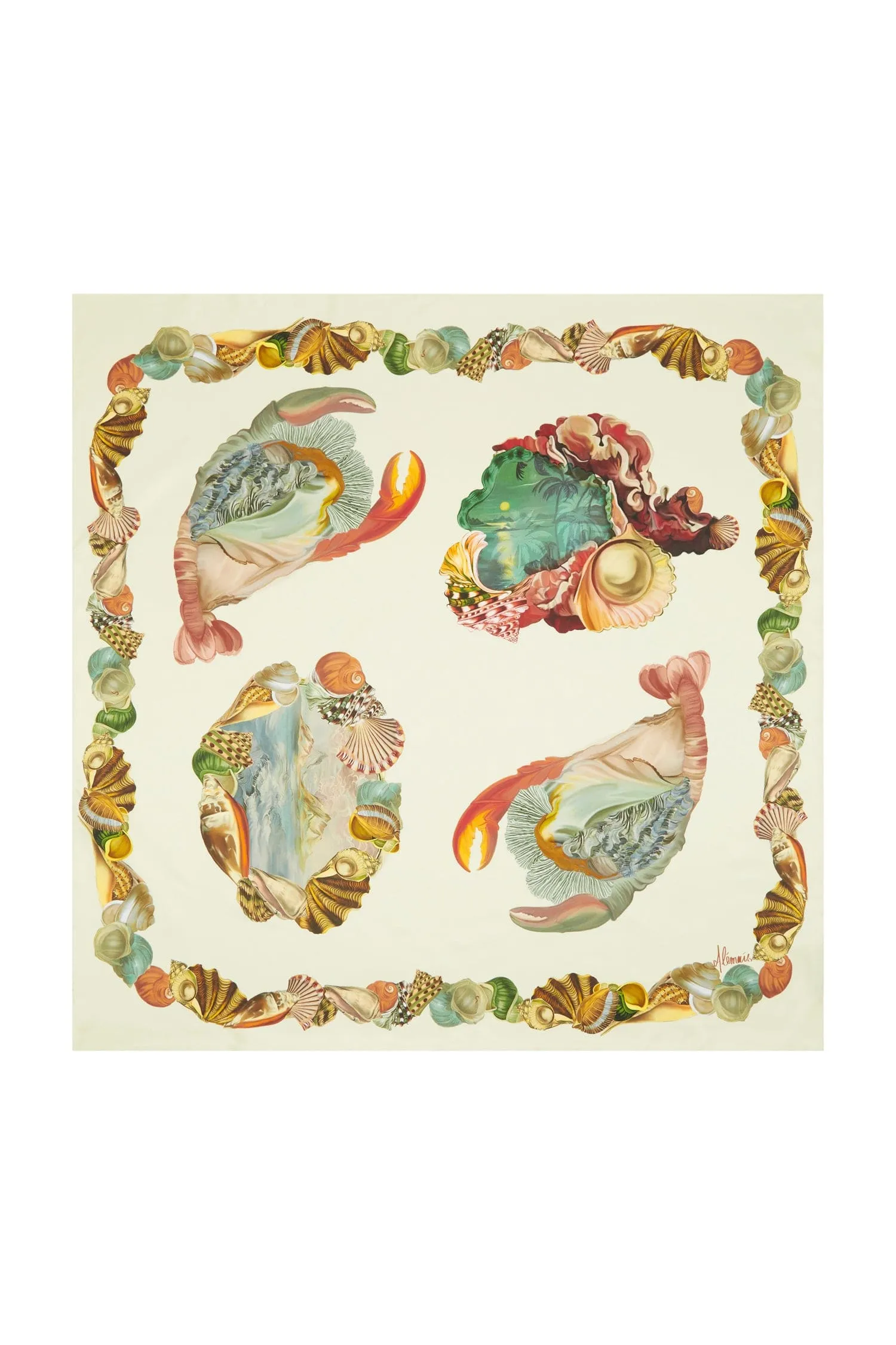 OPAL SILK SCARF sold by Alemais product image thumbnail 2
