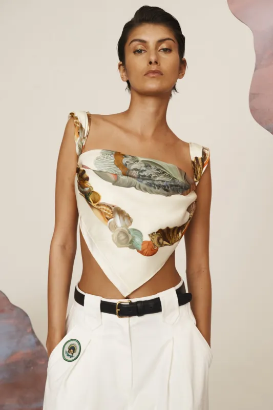 OPAL SILK SCARF made by Alemais