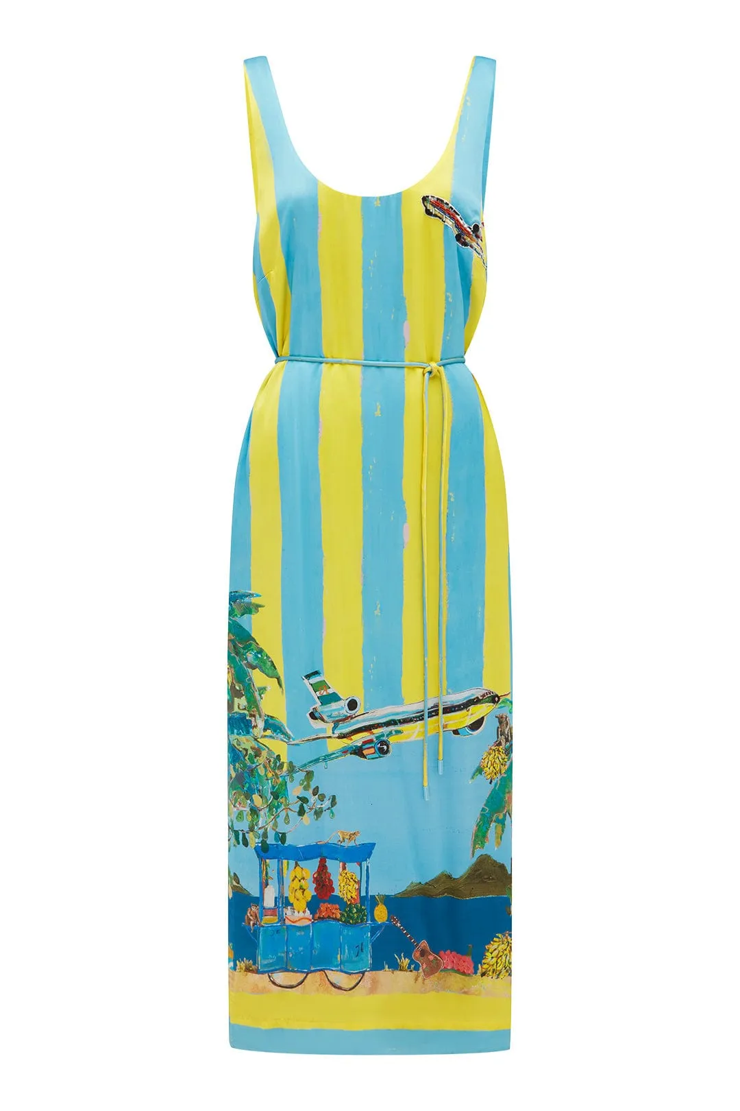 ALL ABOARD SLEEVELESS MIDI DRESS sold by Alemais product image thumbnail 2