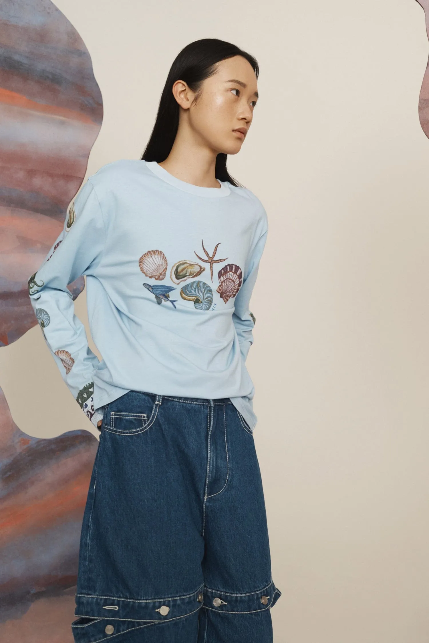 BATH HOUSE LONG SLEEVE TEE sold by Alemais product image thumbnail 3