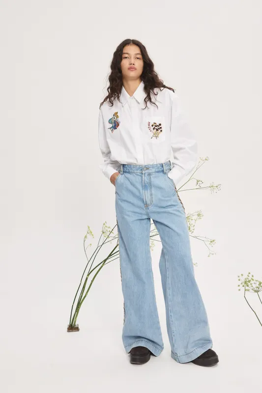 ANOUK EMBELLISHED SHIRT sold by Alemais