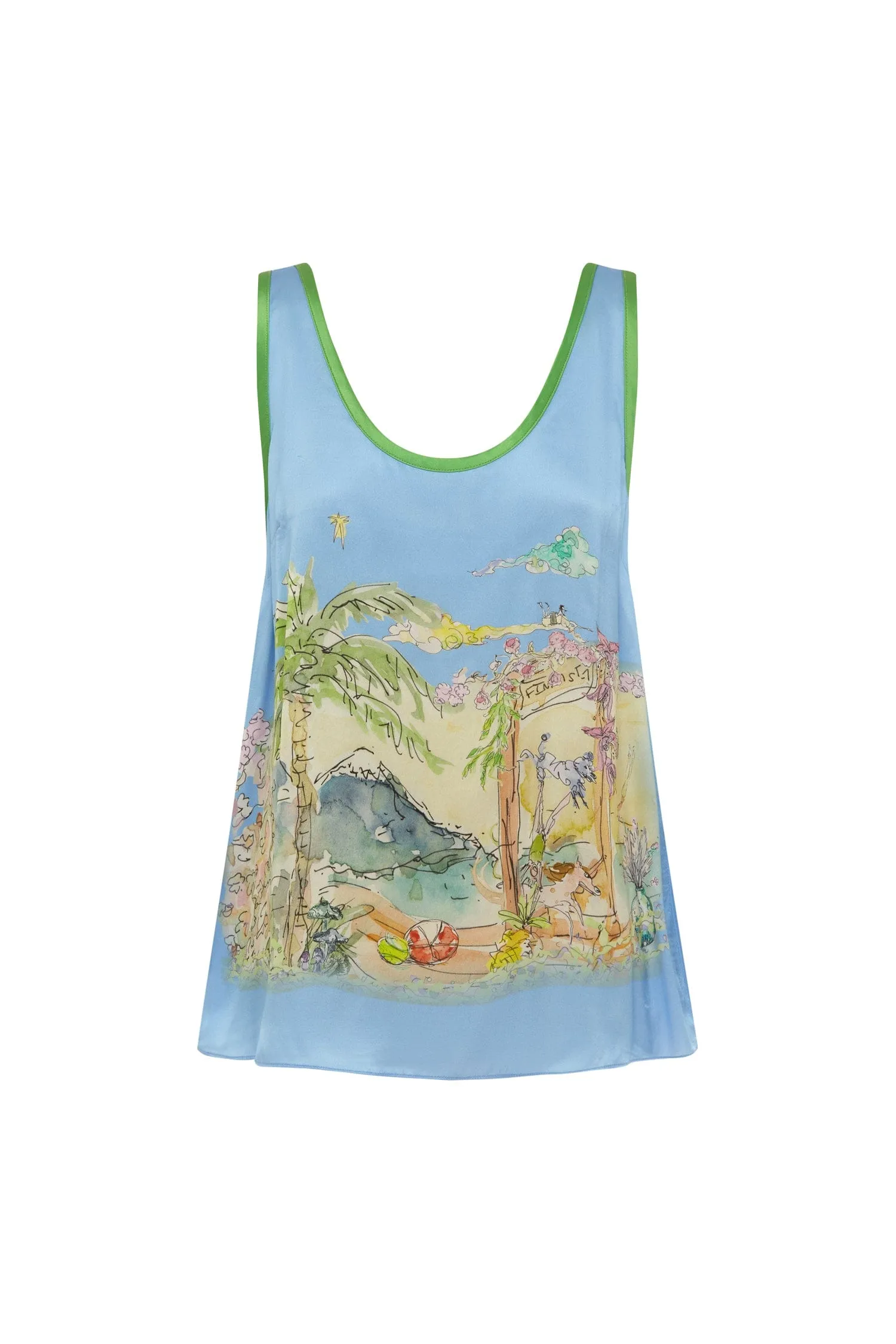 ANOUK SILK TANK TOP sold by Alemais product image thumbnail 2