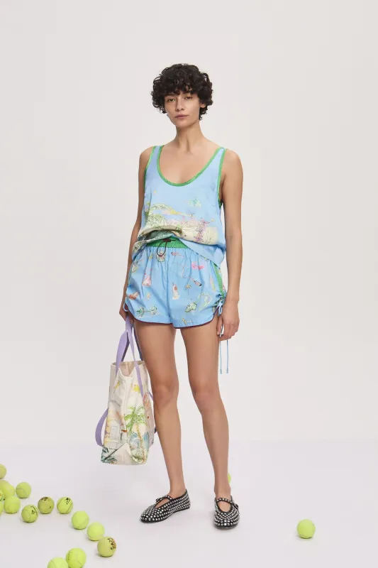 ANOUK SILK TANK TOP made by Alemais