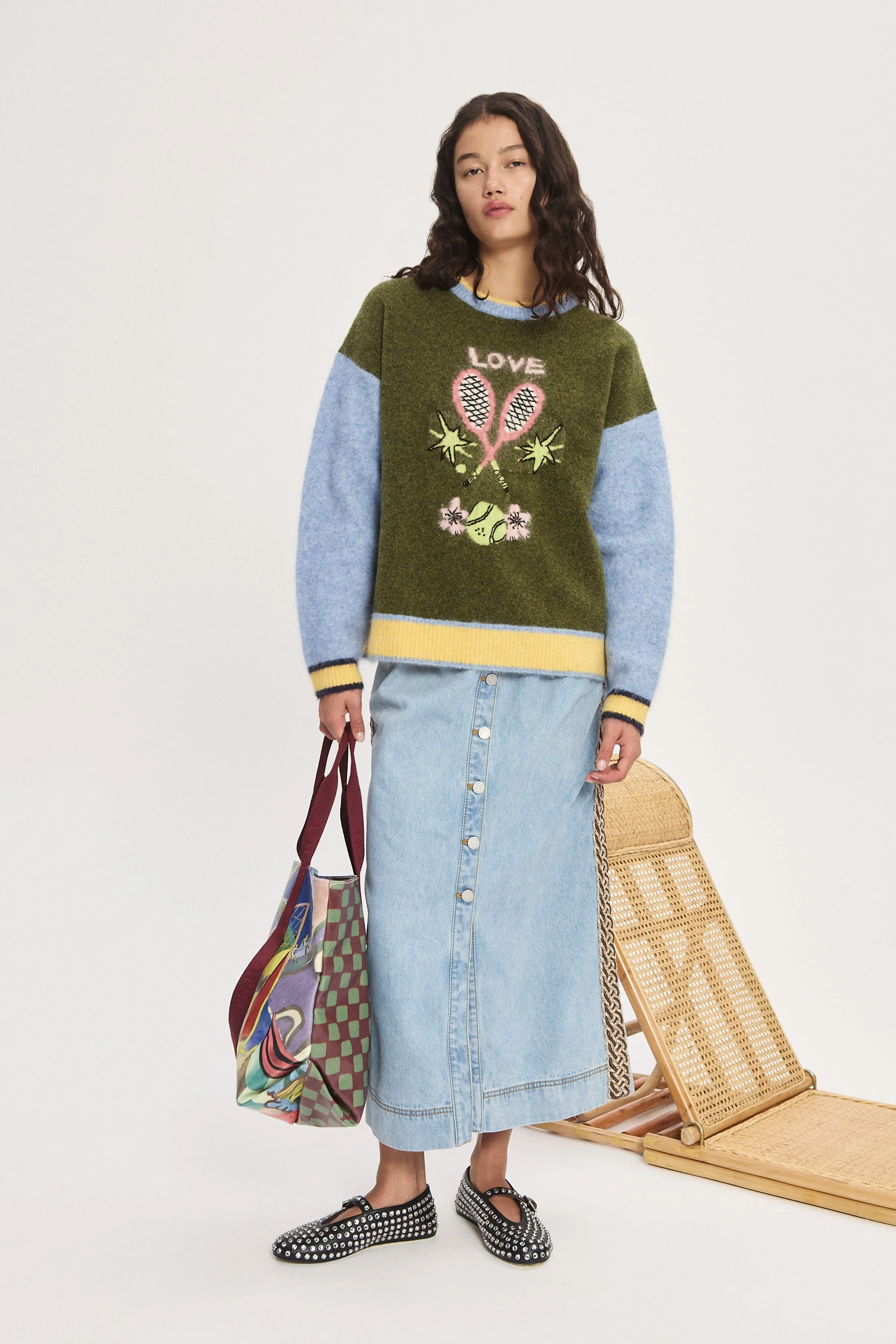 ANOUK TENNIS SWEATER sold by Alemais