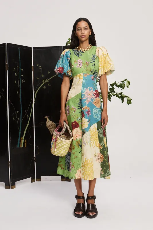 AVERY SPLICED MIDI DRESS sold by Alemais