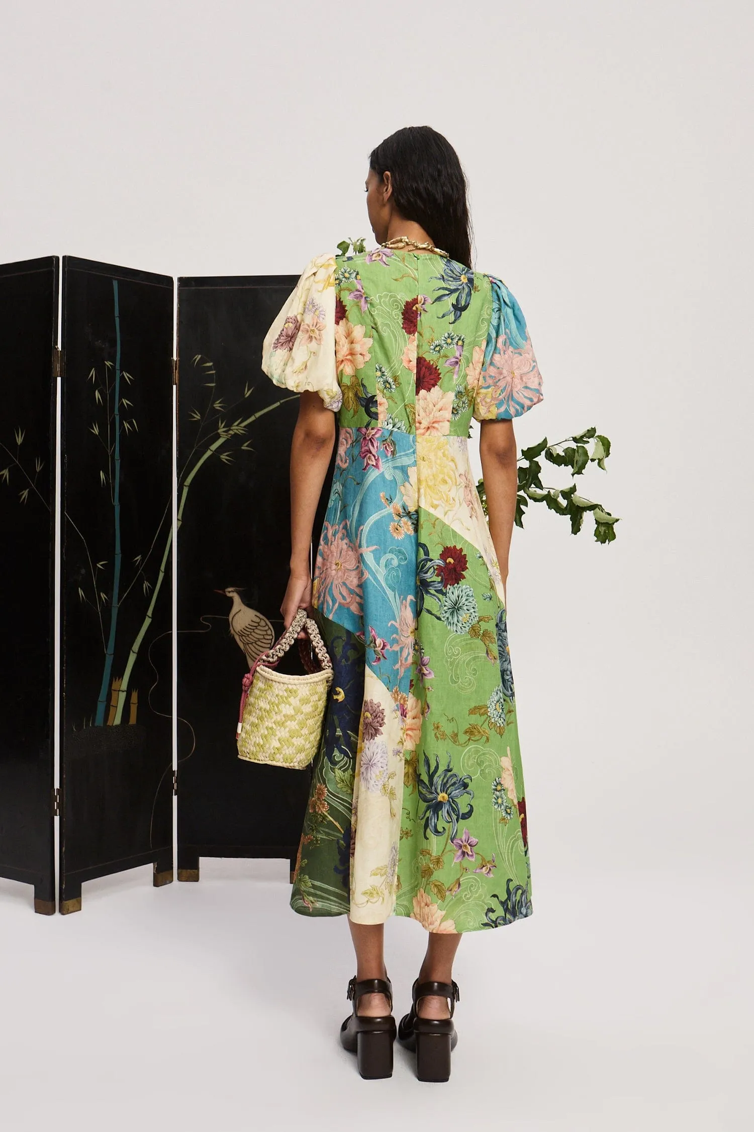 AVERY SPLICED MIDI DRESS sold by Alemais product image thumbnail 4