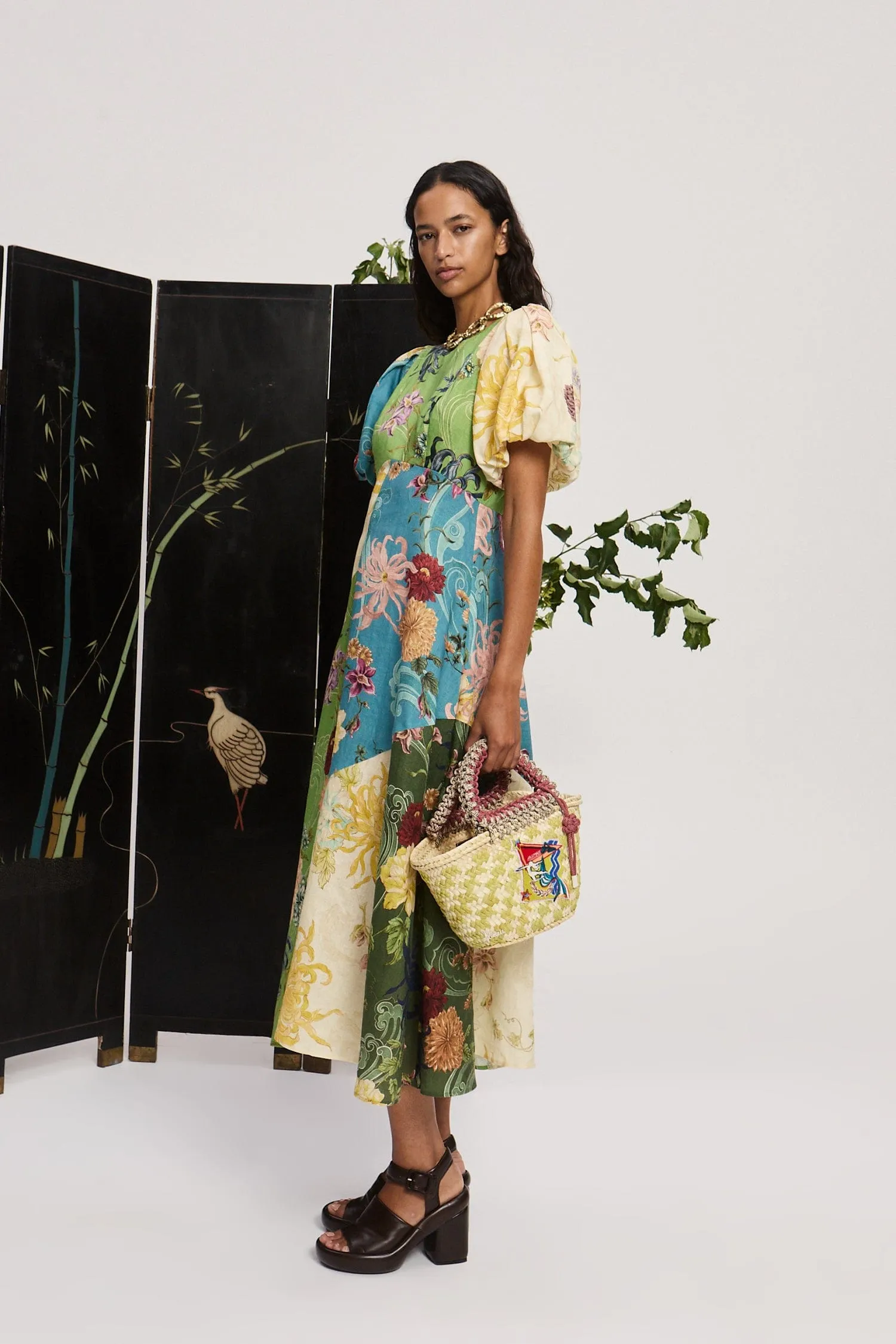 AVERY SPLICED MIDI DRESS sold by Alemais product image thumbnail 3