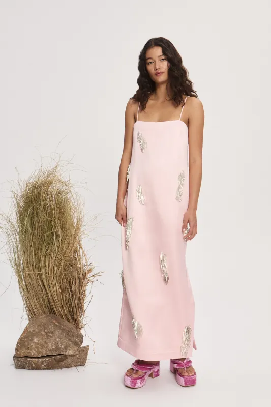 CINDY EMBELLISHED SLIP DRESS sold by Alemais
