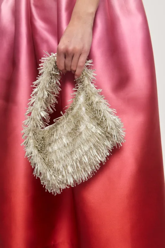 CINDY MINI BEADED BARREL BAG made by Alemais