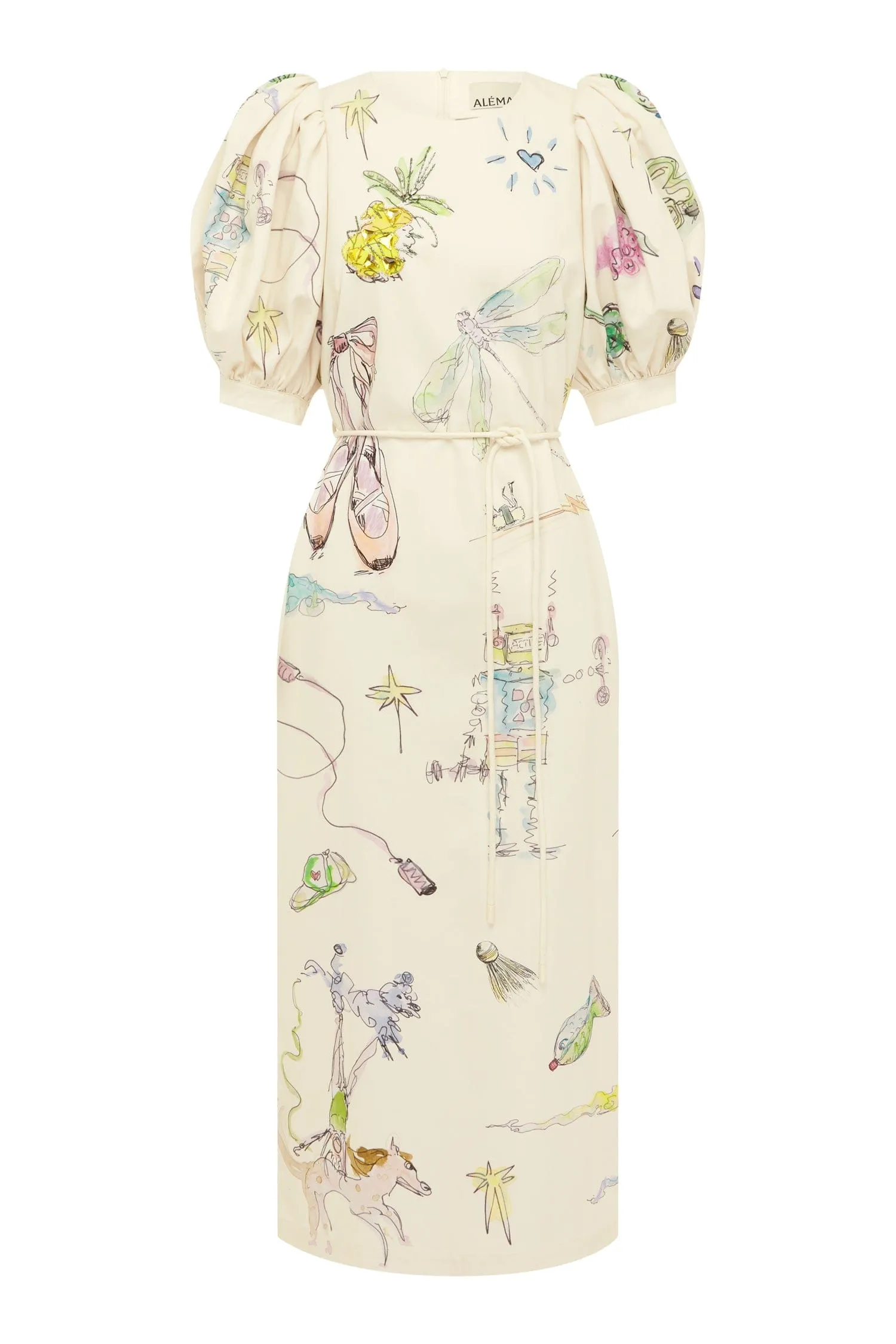 COURT MIDI DRESS sold by Alemais product image thumbnail 2