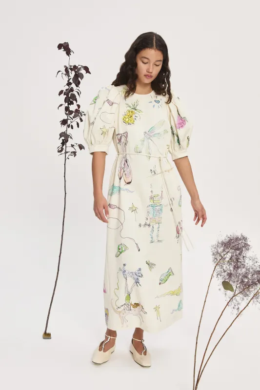 COURT MIDI DRESS sold by Alemais