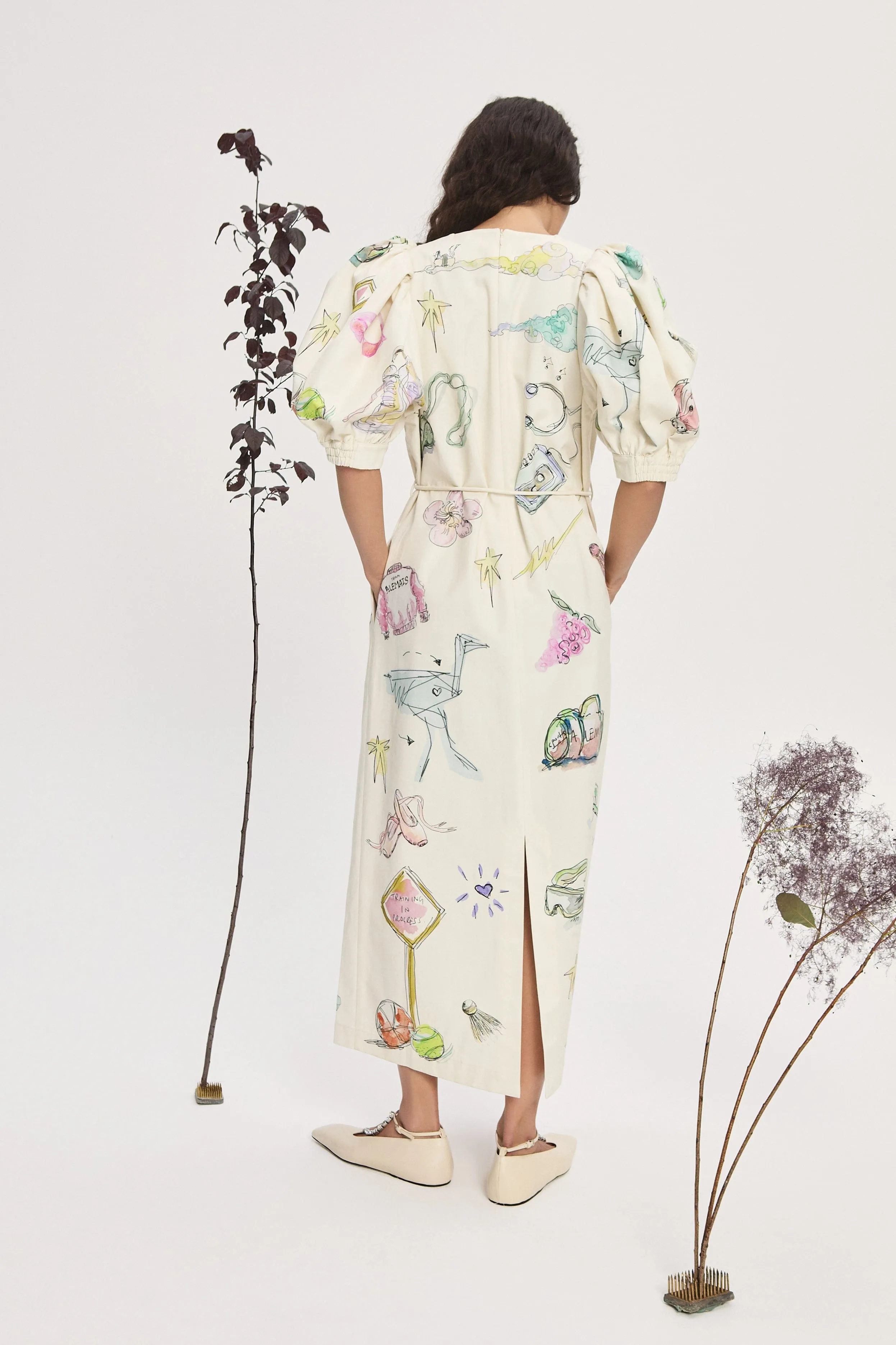 COURT MIDI DRESS sold by Alemais product image thumbnail 4