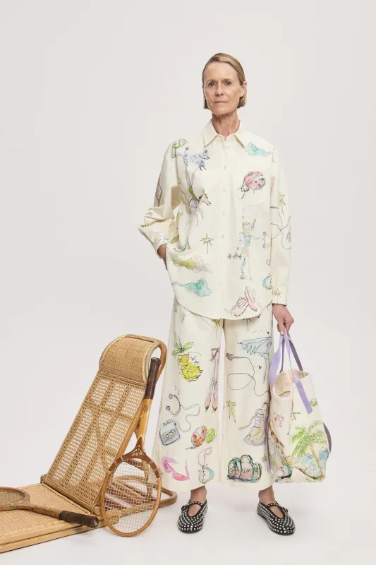 COURT OVERSHIRT sold by Alemais