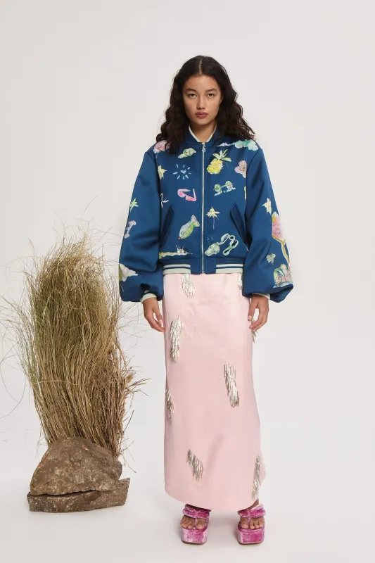 DARIA BOMBER JACKET sold by Alemais