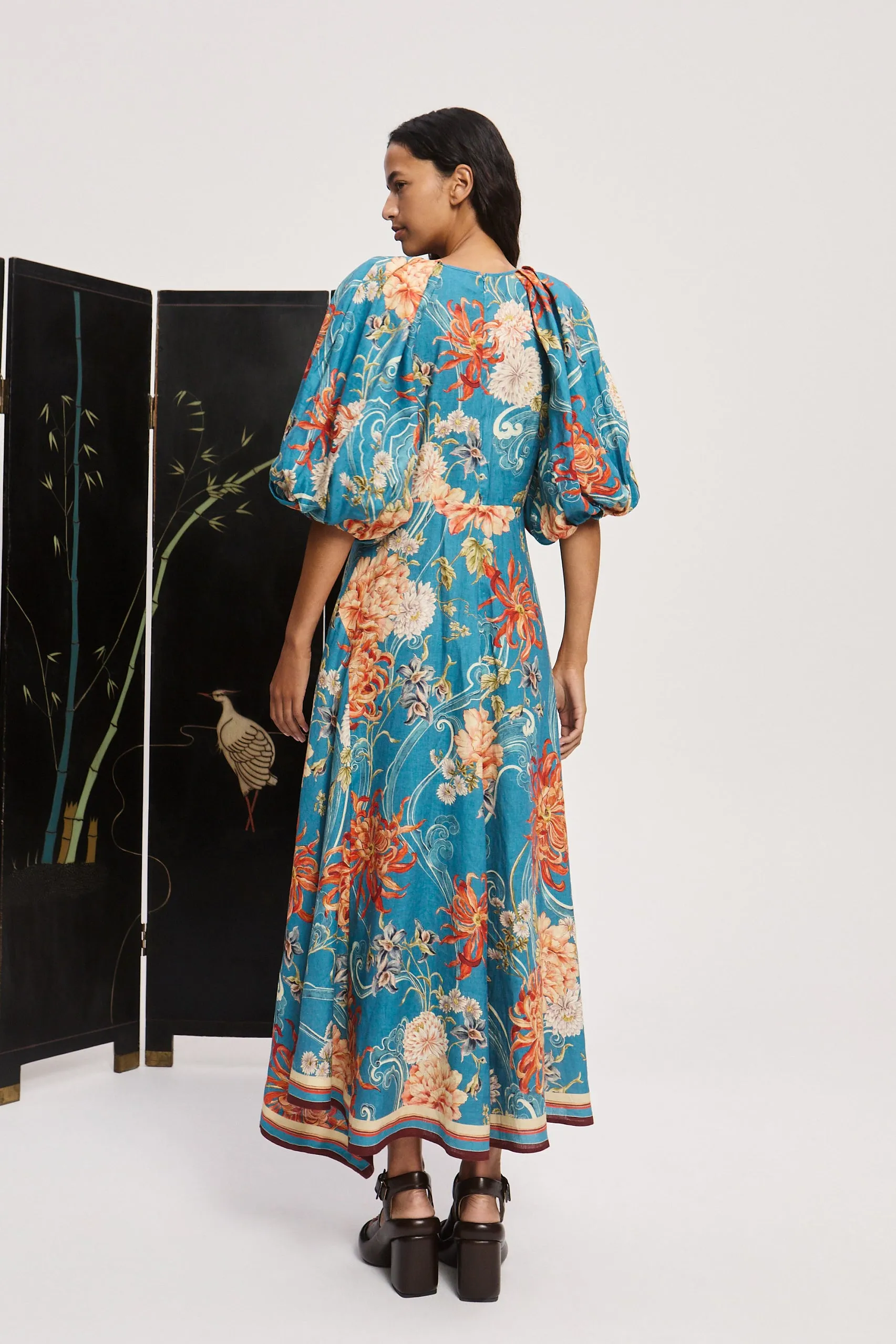 FLETCHER MIDI DRESS sold by Alemais product image thumbnail 4