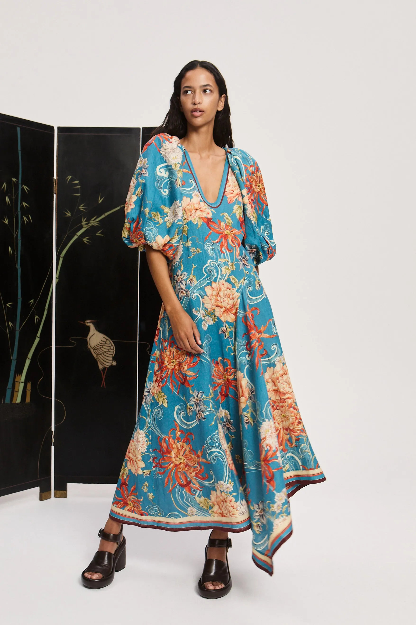 FLETCHER MIDI DRESS sold by Alemais