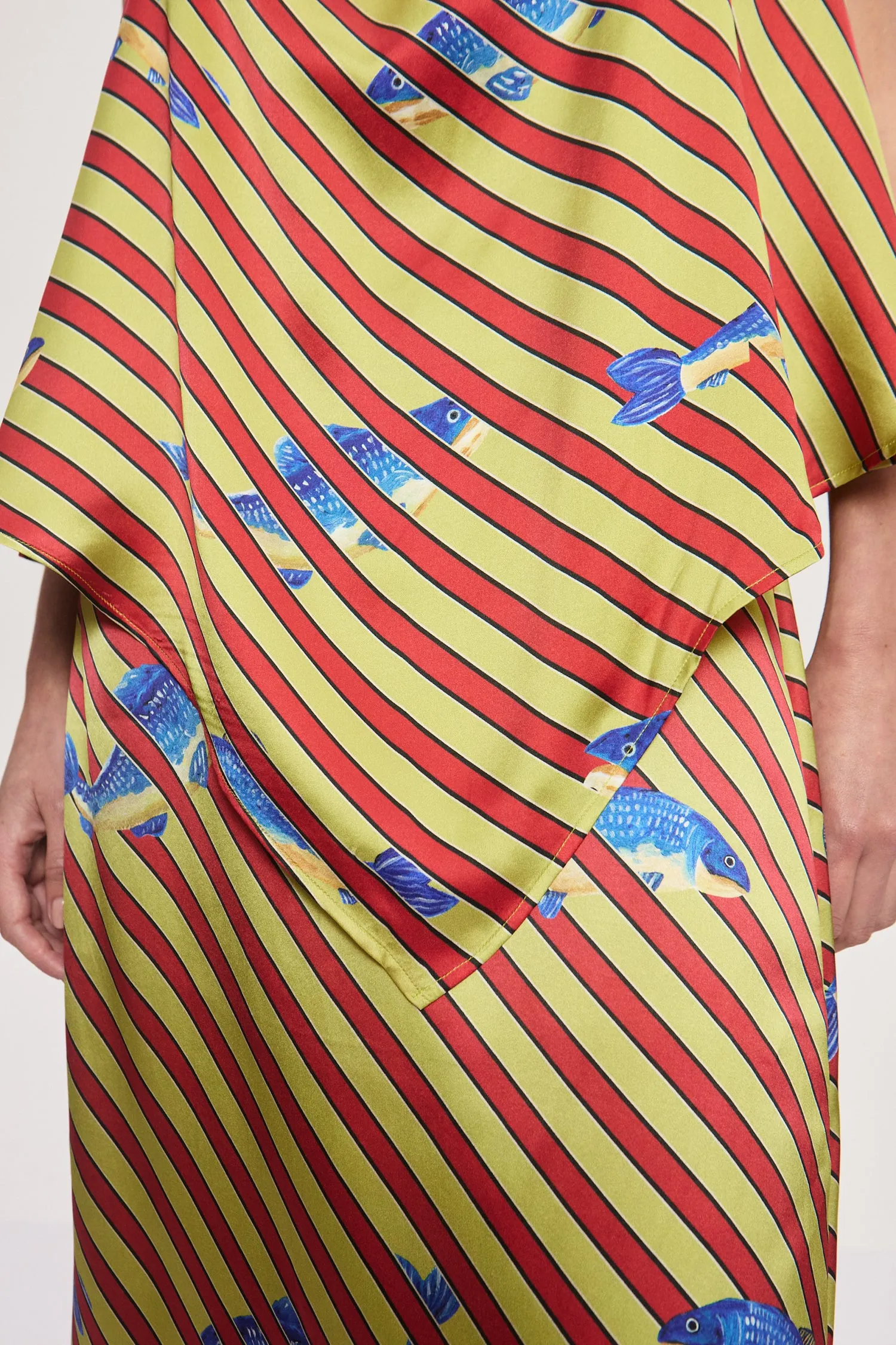 LORENZA SILK SKIRT sold by Alemais product image thumbnail 5