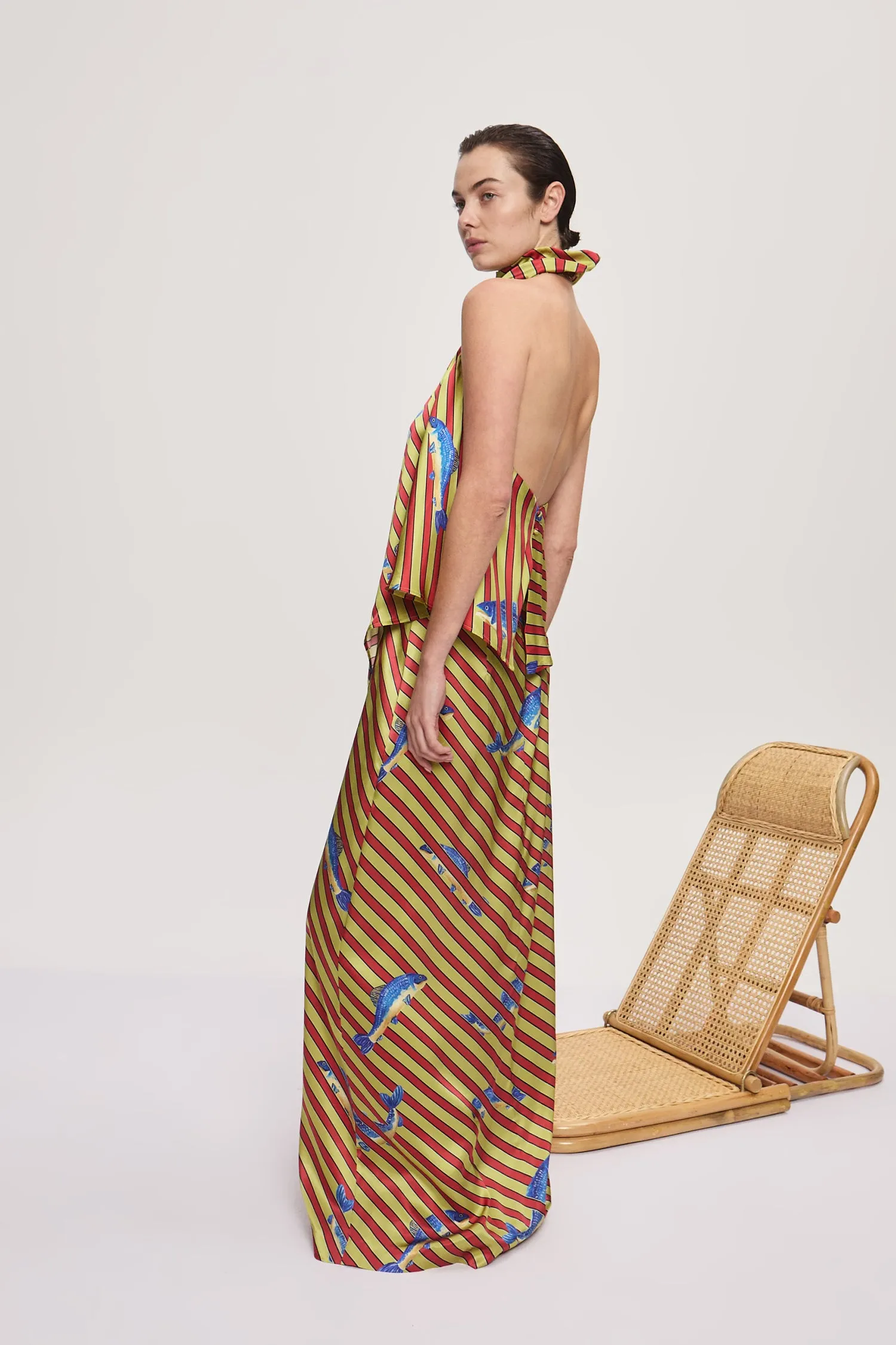 LORENZA SILK SKIRT sold by Alemais product image thumbnail 3