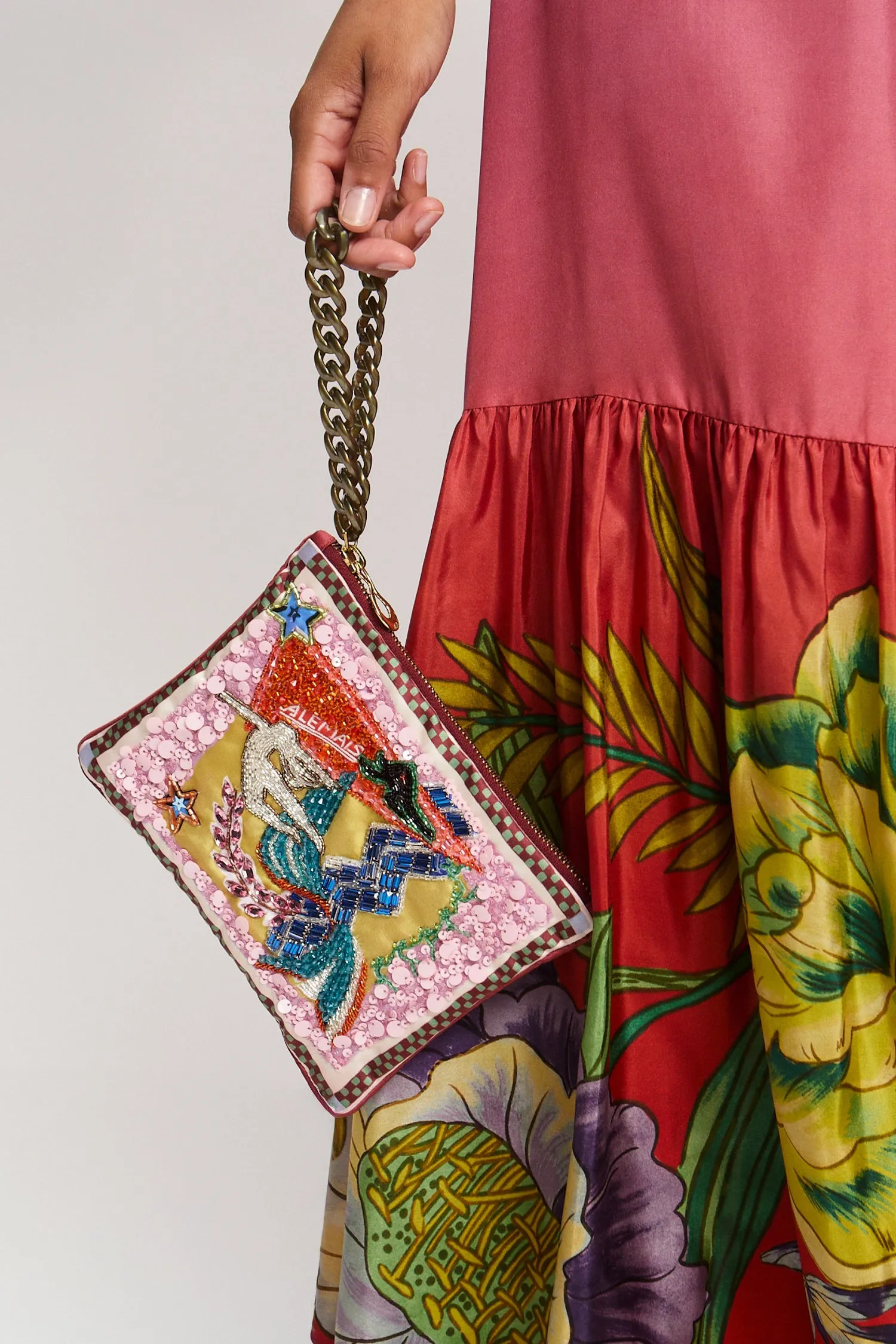 LUCKY PACE BEADED CLUTCH sold by Alemais product image thumbnail 3