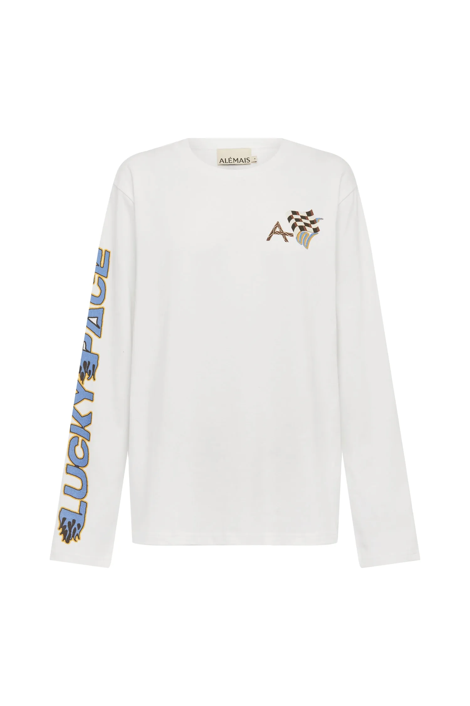 LUCKY PACE LONG SLEEVE LOGO TEE sold by Alemais product image thumbnail 2