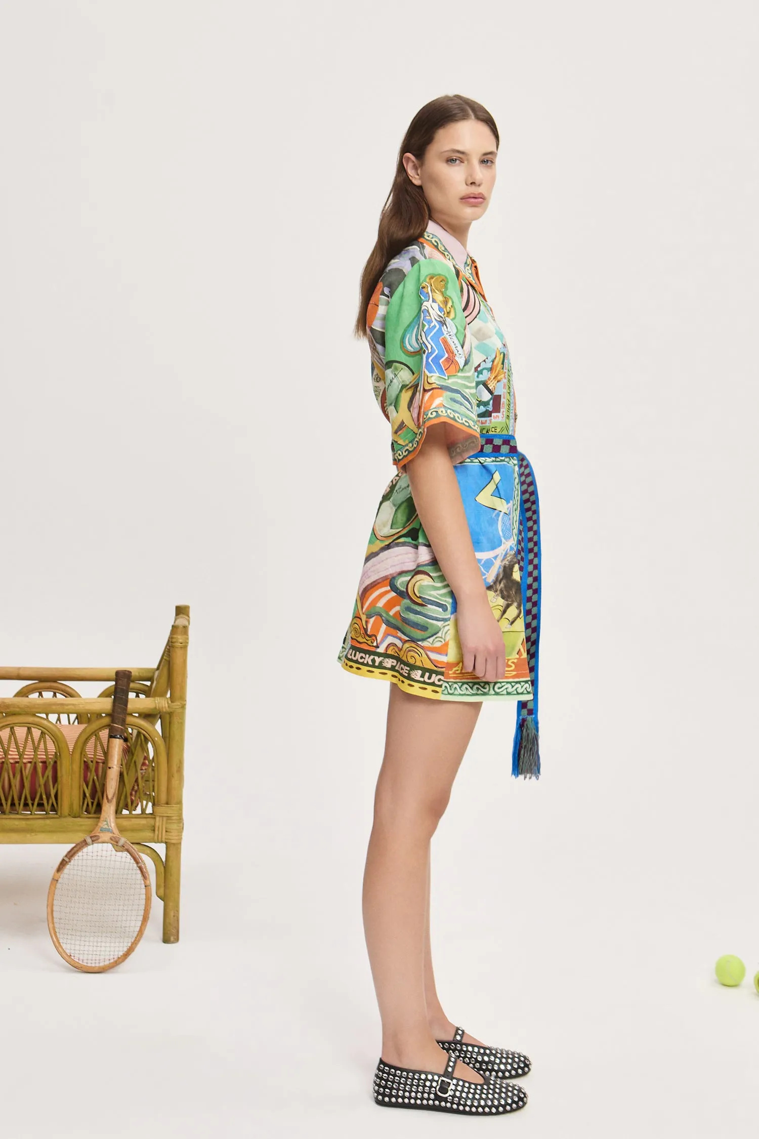 LUCKY PACE MINI DRESS sold by Alemais product image thumbnail 3