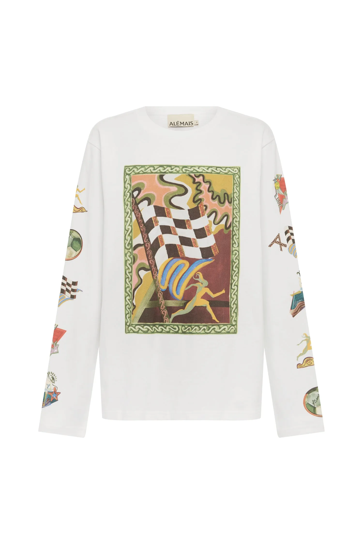 LUCKY PACE PATCH LONG SLEEVE TEE sold by Alemais product image thumbnail 2