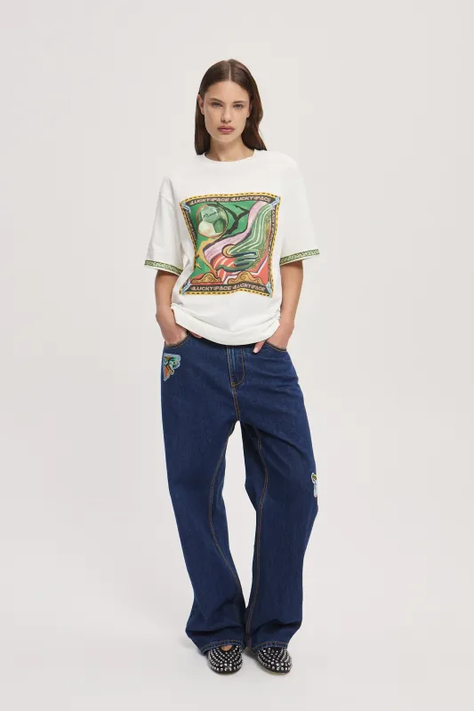 LUCKY PACE TEE sold by Alemais