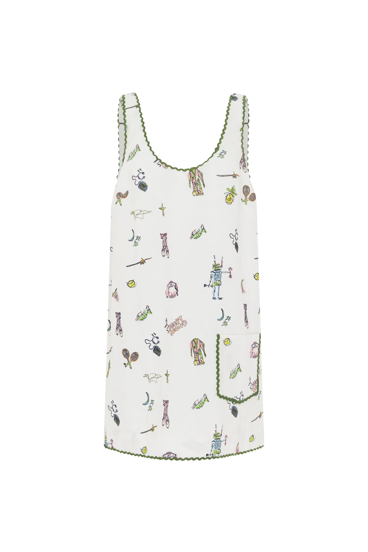 PLAY EMBROIDERED MINI DRESS sold by Alemais product image thumbnail 2