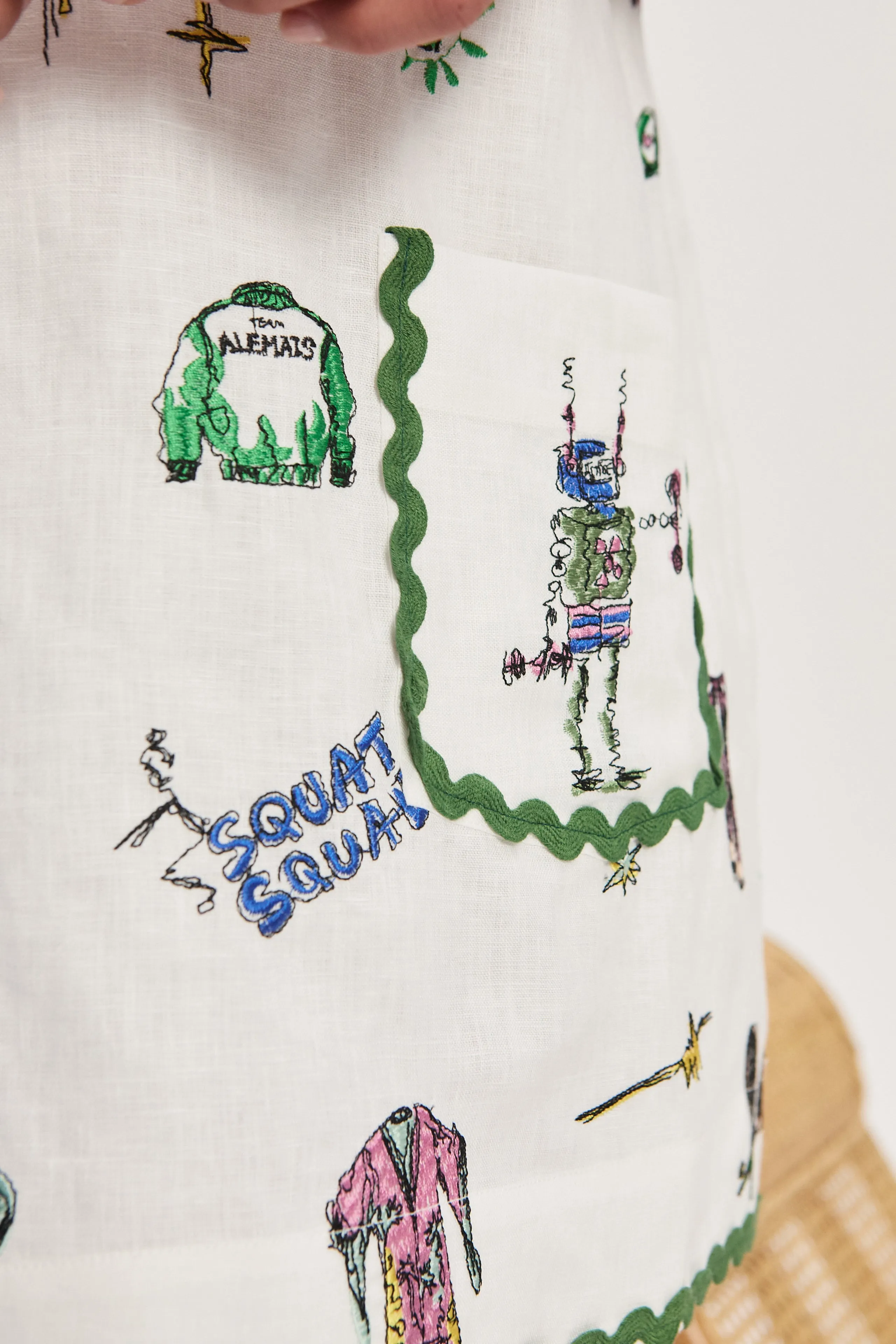 PLAY EMBROIDERED MINI DRESS sold by Alemais product image thumbnail 5