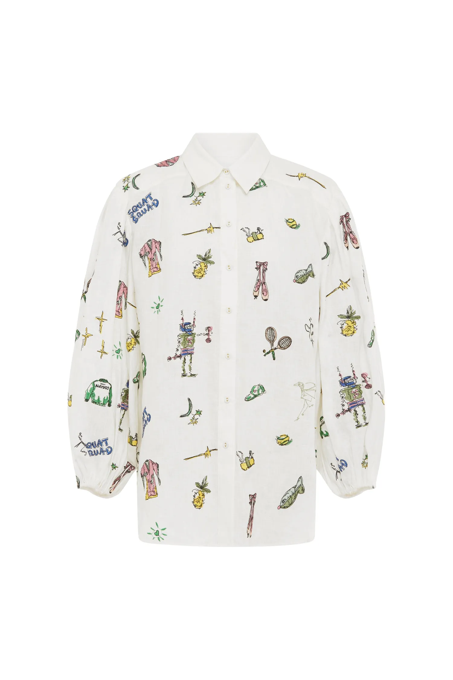 PLAY EMBROIDERED SHIRT sold by Alemais product image thumbnail 2