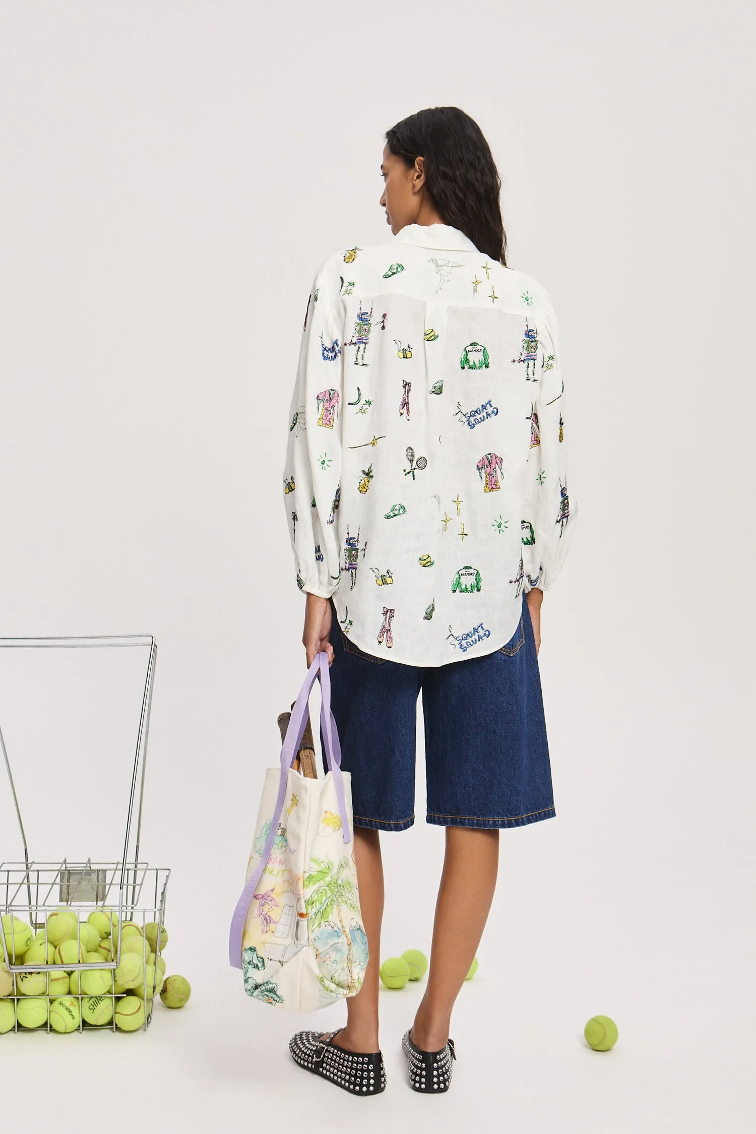 PLAY EMBROIDERED SHIRT sold by Alemais product image thumbnail 4