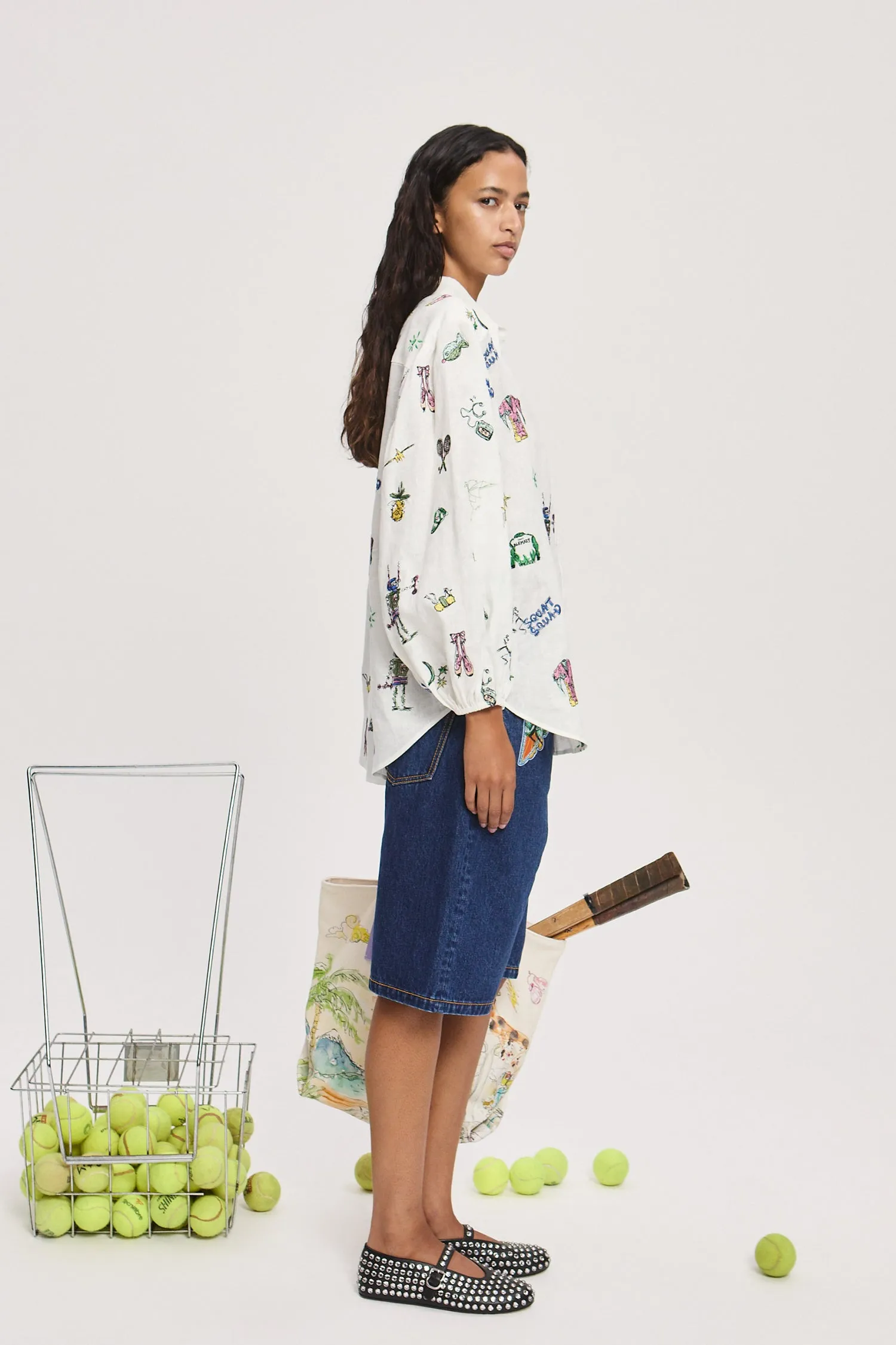 PLAY EMBROIDERED SHIRT sold by Alemais product image thumbnail 3