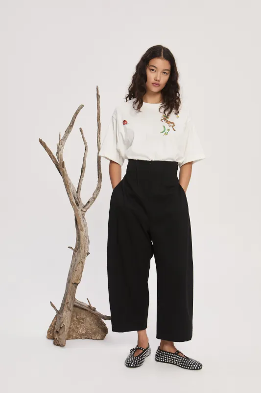 PLAY EMBROIDERED TEE sold by Alemais