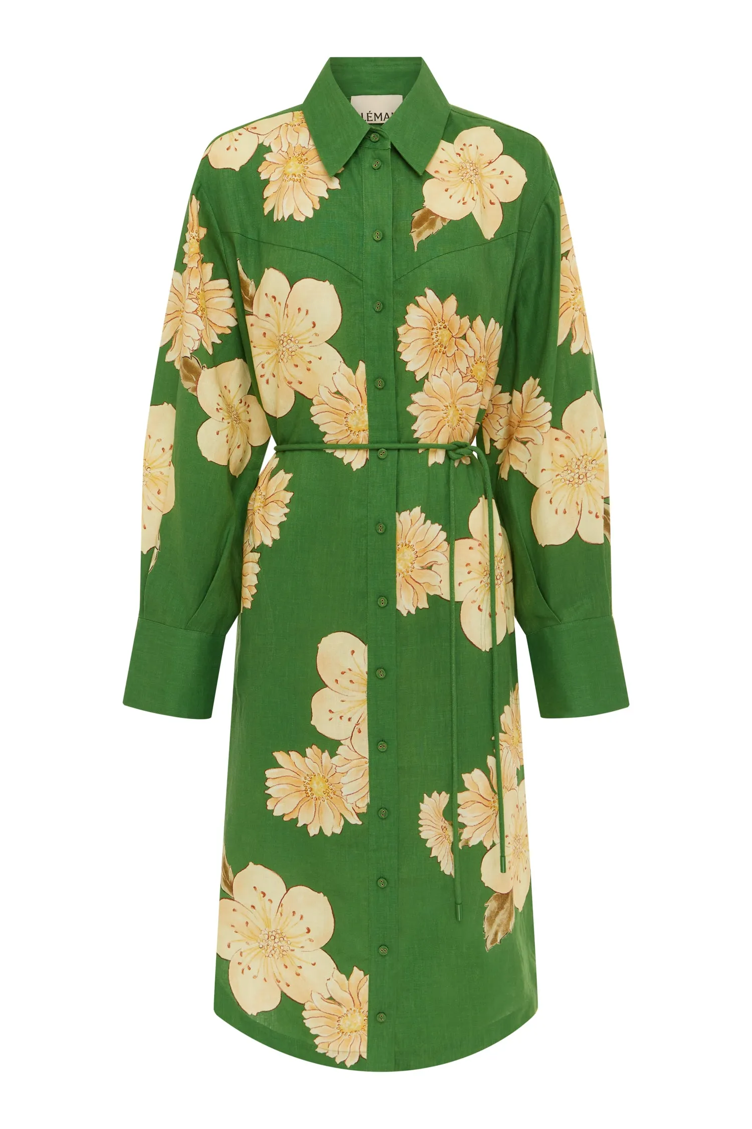 SAGE SHIRTDRESS sold by Alemais product image thumbnail 2
