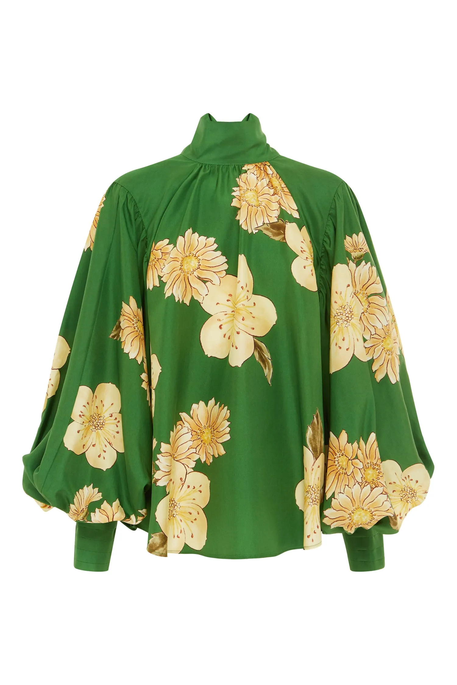 SAGE SILK BLOUSE sold by Alemais product image thumbnail 2
