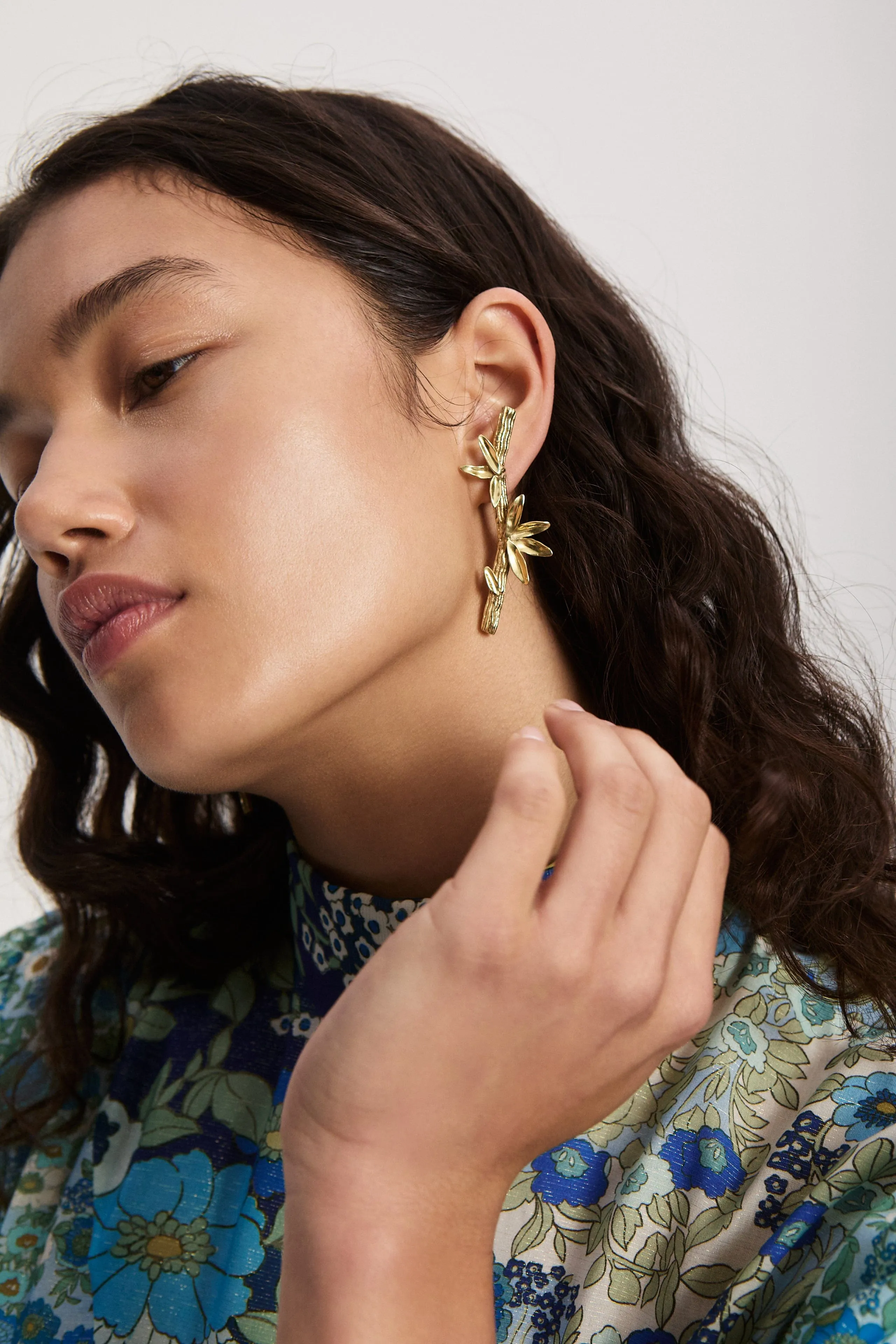 TEAM SPIRIT BAMBOO EARRINGS sold by Alemais