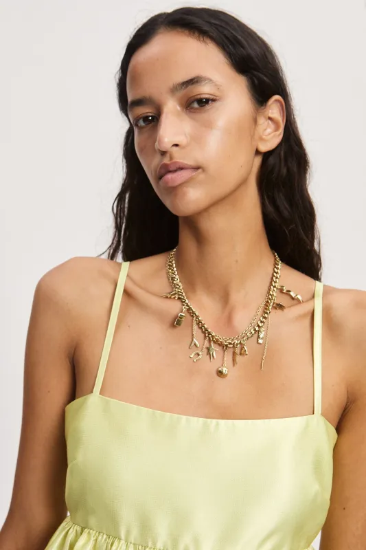 TEAM SPIRIT CHARM NECKLACE sold by Alemais