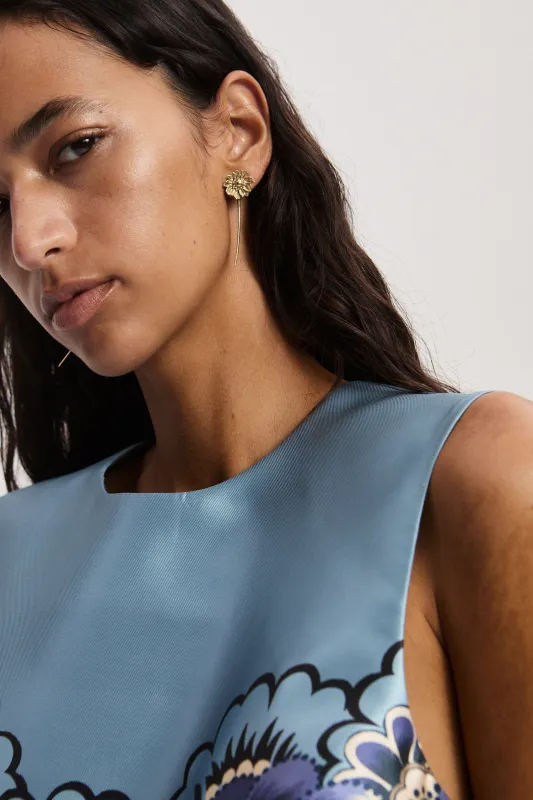 TEAM SPIRIT DAISY STEM STUDS sold by Alemais