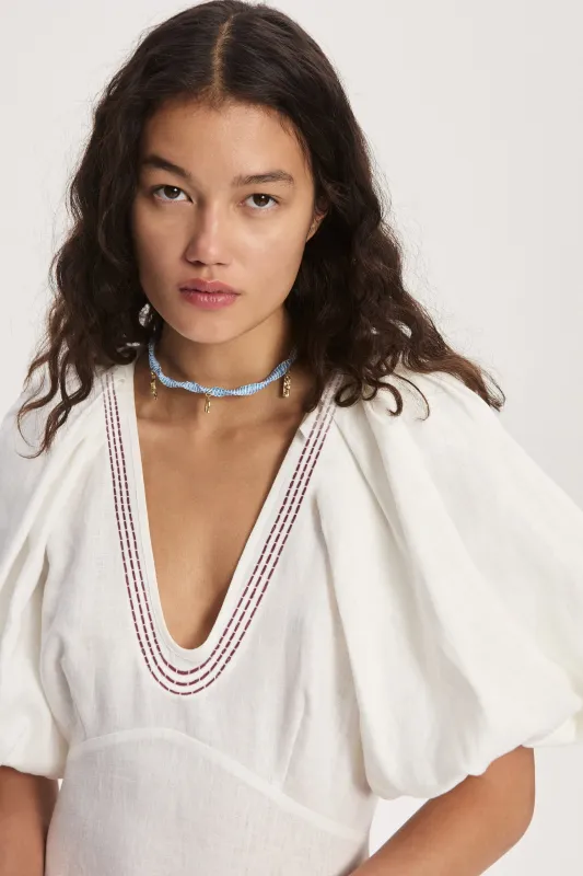 TEAM SPIRIT MACRAME CHARM NECKLACE sold by Alemais