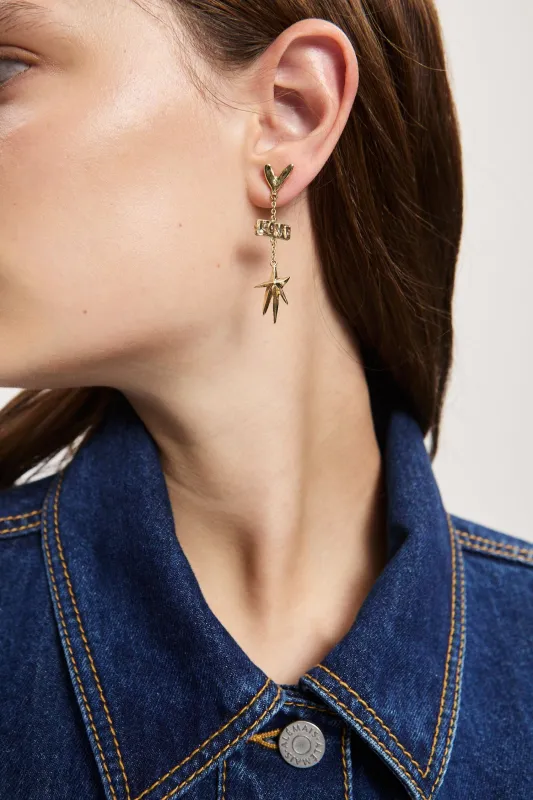 TEAM SPIRIT MISMATCHED EARRINGS sold by Alemais