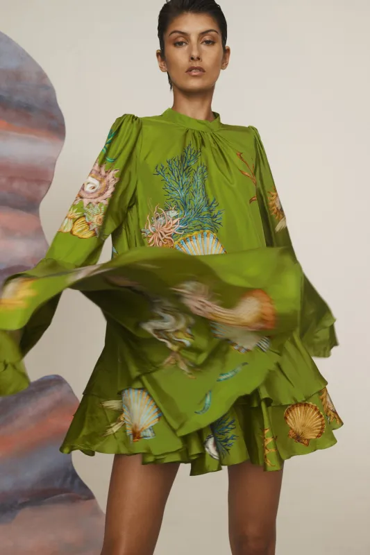 AQUATICA SILK MINI DRESS EXCLUSIVE sold by Alemais