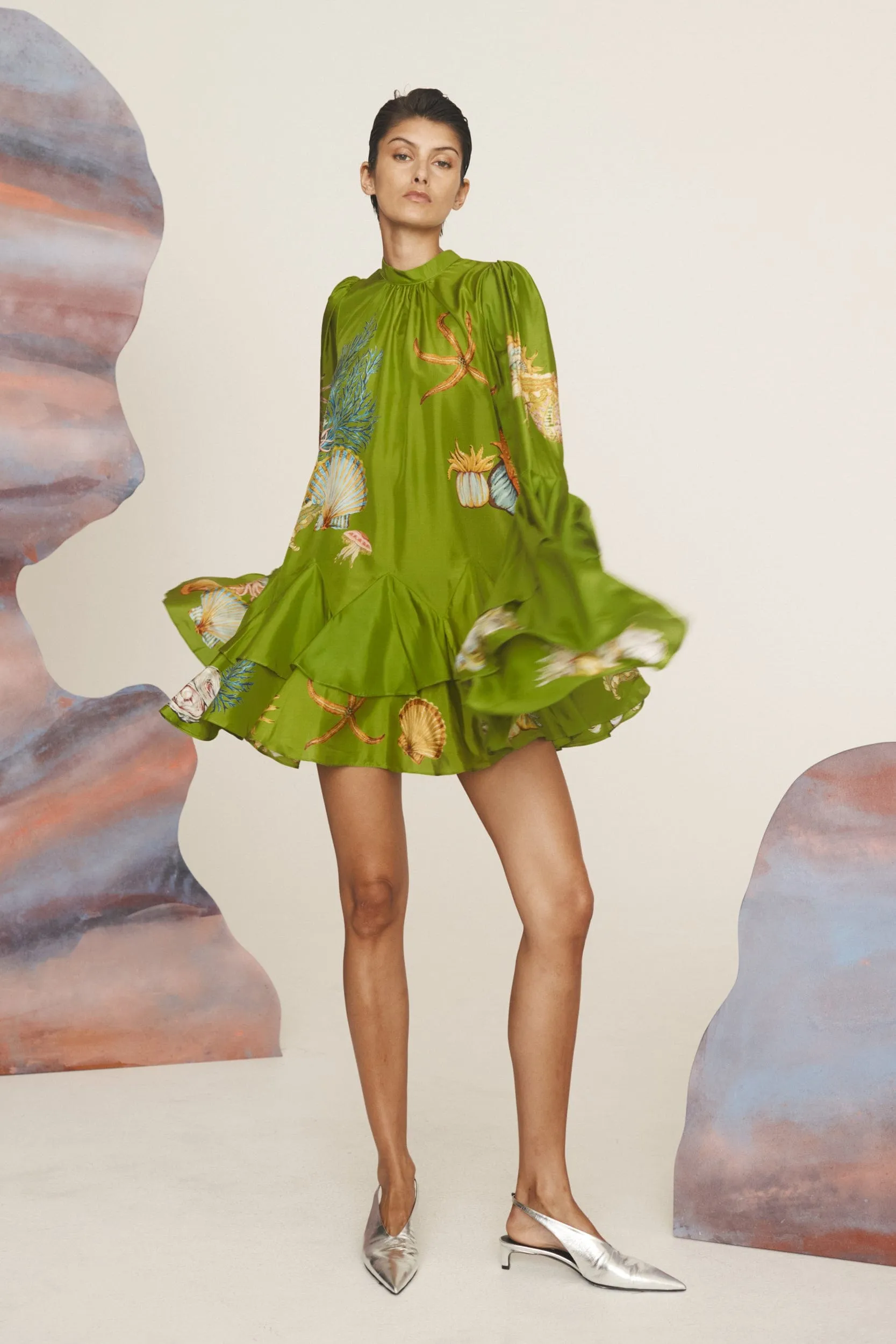 AQUATICA SILK MINI DRESS EXCLUSIVE sold by Alemais product image thumbnail 4