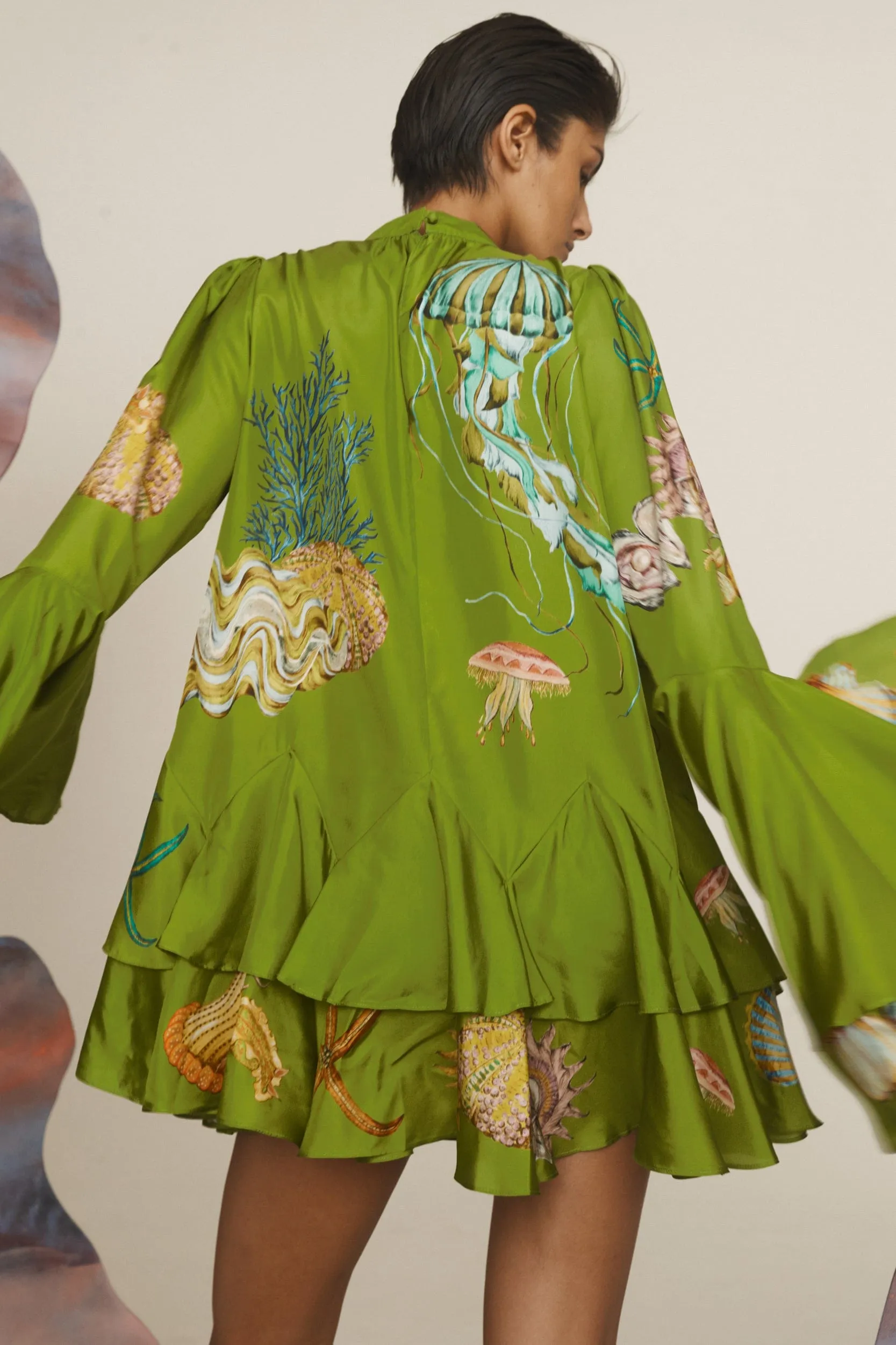 AQUATICA SILK MINI DRESS EXCLUSIVE sold by Alemais product image thumbnail 3