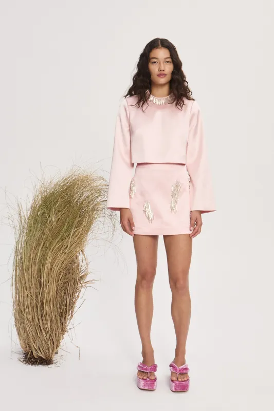 CINDY EMBELLISHED TOP EXCLUSIVE sold by Alemais