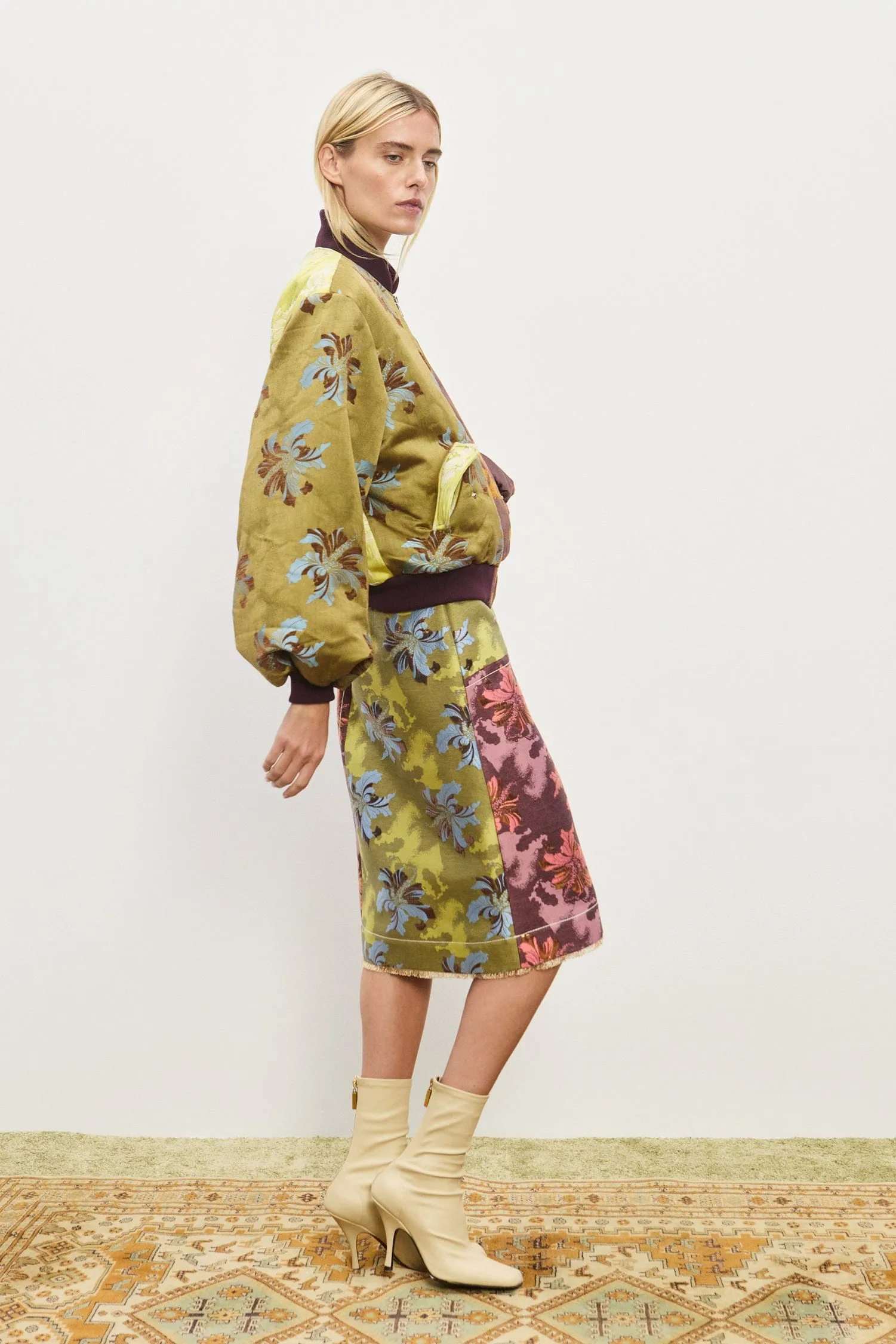 ADRIANA JACQUARD BOMBER JACKET sold by Alemais product image thumbnail 3