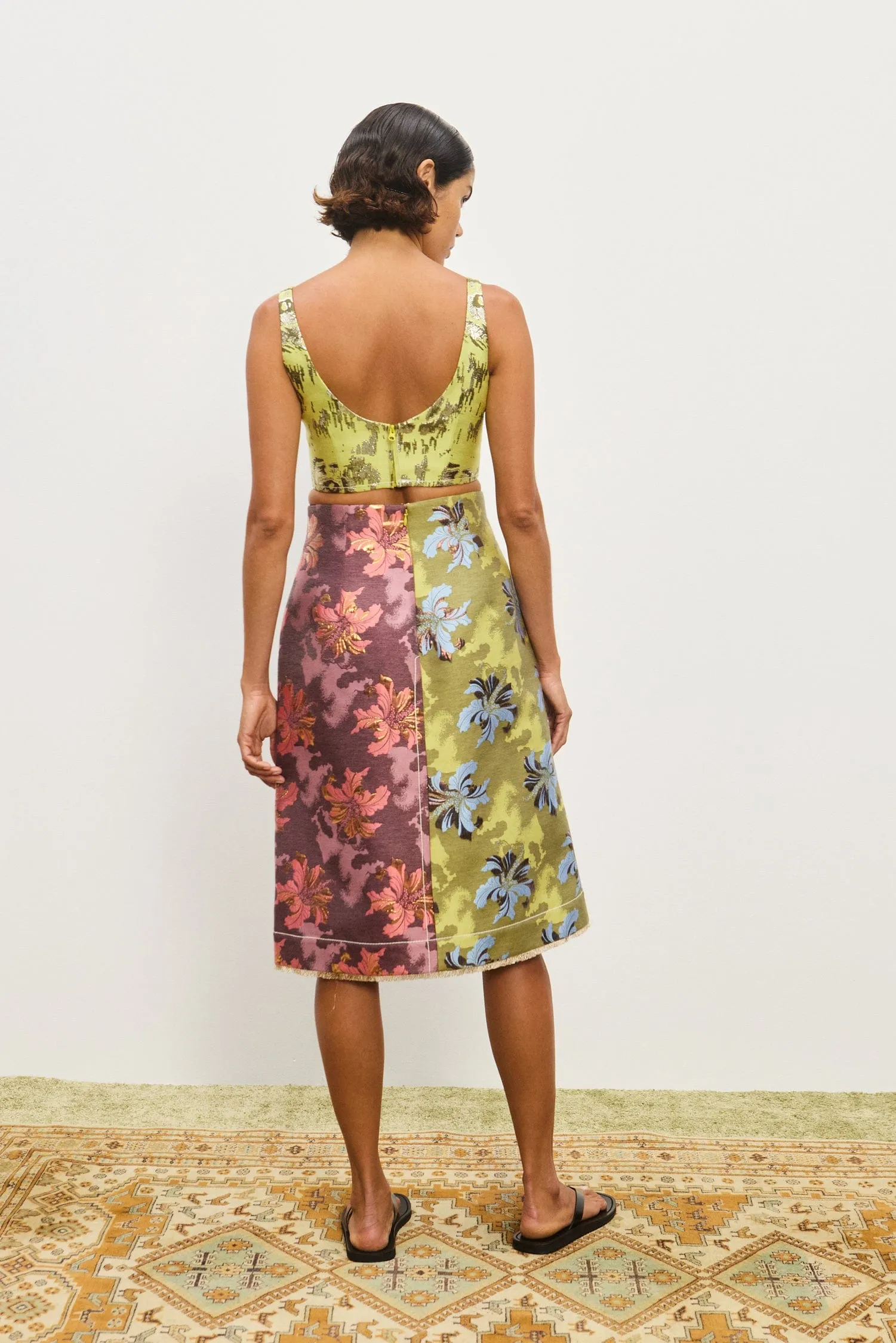 ADRIANA JACQUARD SKIRT sold by Alemais product image thumbnail 4